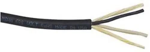 Carol Wxp-4A-1802-100 Service Cord Soow Black 18/2 100 Ft. G8182955