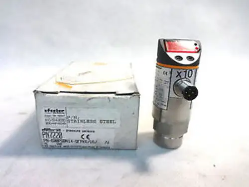 New In Ifm Efector Pn7220 Pn-600Psbn14-Qfpkg/Us/V Pressure Sensor