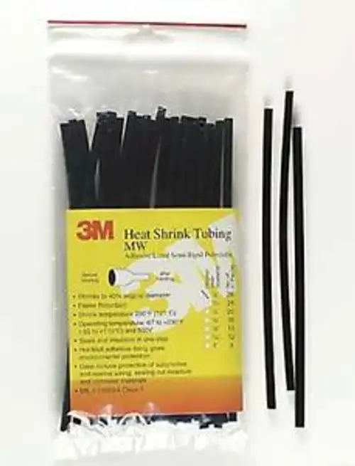 3M Vfp-3/4-6-Black Pk100 Heat Shrink Extra Flexible 0.75 In Pk10 G6133915