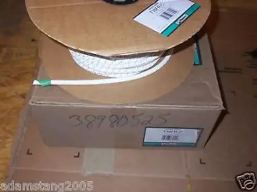 New Panduit T38Fr-C Spiral Wrap 100Ft Poly Flame Retardant .375Od White