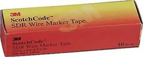 3M Sdr-A Wire Marker Tape Refill Roll Pk50 G5742843