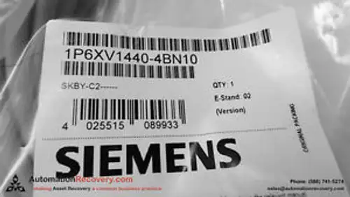 Siemens 1P6Xv1440-4Bn10 Series Connection Cable Pn 10M