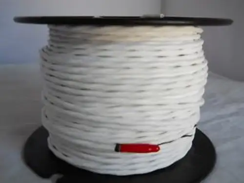 M27500-20Rc2S06 Mil Spec Teflon Insulation 2 Silver Conductors 250Ft. 1-Length