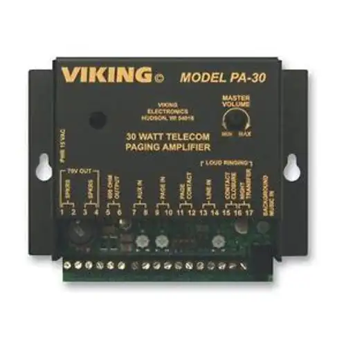 Viking Pa-30 30 Watt Telecom Pagin A