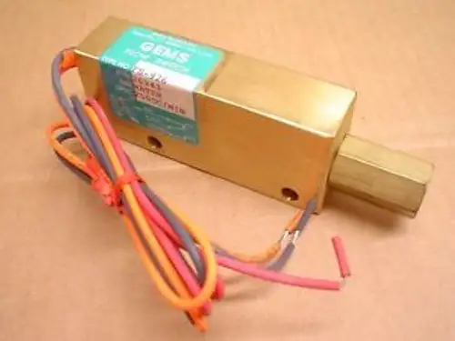Gems Fs-926 26943 250Cc/M Br Py 20Va 120/240Vac Brass Water Flow Switch
