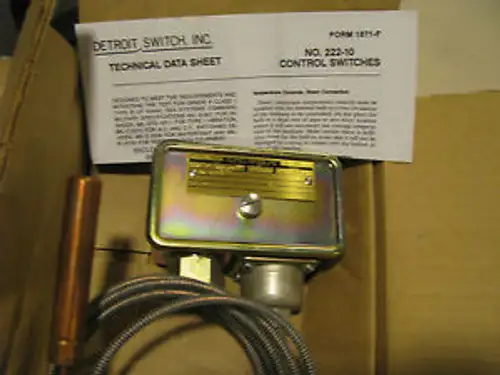 Detroit Switch Thermostatic Switch 222-10Nl-2222495 Nsn: 5930-01-064-9947