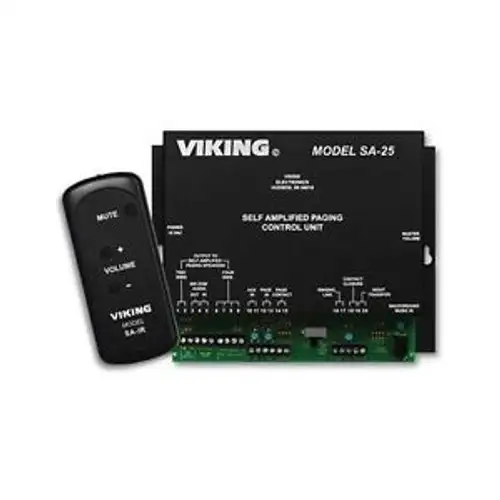 Viking Sa-25 Self Amplified Paging System Control