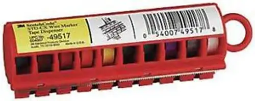 3M 49517 Wire Marker Tape Dispenser Pk10 G5524215