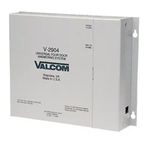 Valcom V-2904 Door Answer Device - 4Door W/