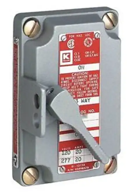 Acme Electric Xs-8C Tumbler Switch Xs Series 1 Gang 3-Pole