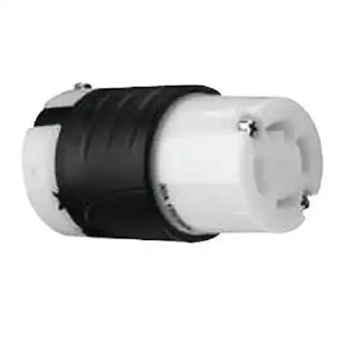 P & S L1630-C Turnlok Connector 4-Wire 30A 480V L16-30R Black/White