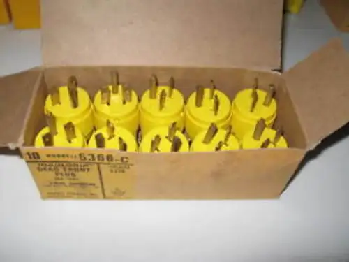 HUBBELL 5366-C PLUG OF 10