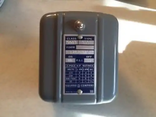 Square D 9013 GSG-2 Pressure Switch Close 40 60 P.S.I.