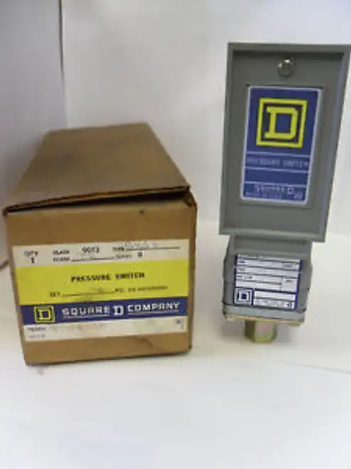 New Square D Pressure Switch 9012 Type Gng-5 Nib