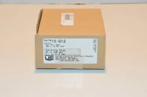 Ue Spectra 10 Series Pressure Switch 10-G12 30 To 600Psi
