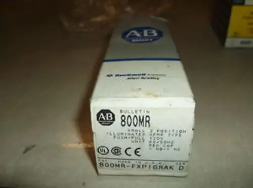 Allen Bradley 800Mr-Fxp16Rak Ill Red 2 Pos Push-Pull Switch 110V