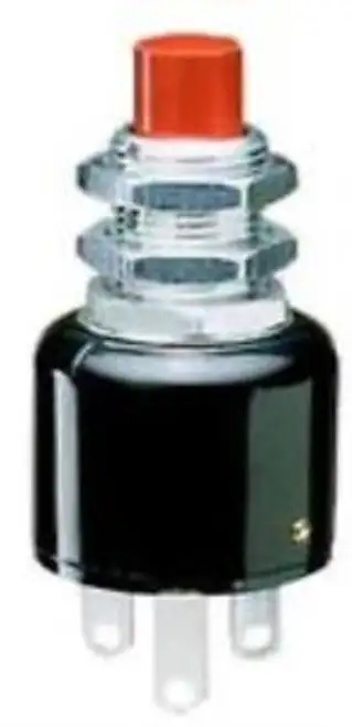 23F973 Grayhill 07-26 Blk Switch Pushbutton Spdt 10A 220V