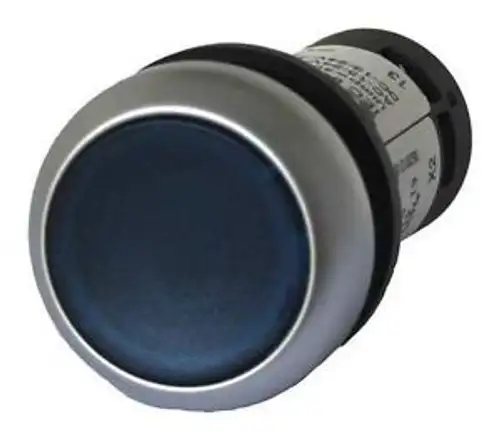 EATON C22-DL-B-K10-24 Illuminated Pushbutton Blue Momentary G6222885