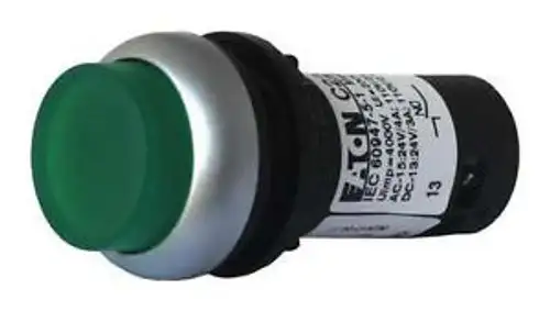 EATON C22-DLH-G-K10-24 Illuminated Pushbutton Green Momentary G6141511