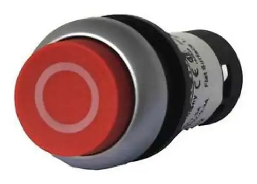 EATON C22-DLH-R-X0-K01-24 Illuminated Pushbutton Red Momentary G6179941