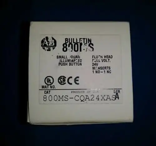 Allen Bradley 800Ms-Cqa24Xas Ser A Push Button Nib