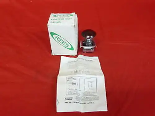 REES 40102 CONTROL PUSHBUTTON MUSHROOM PLUNGER NIB (3H2)