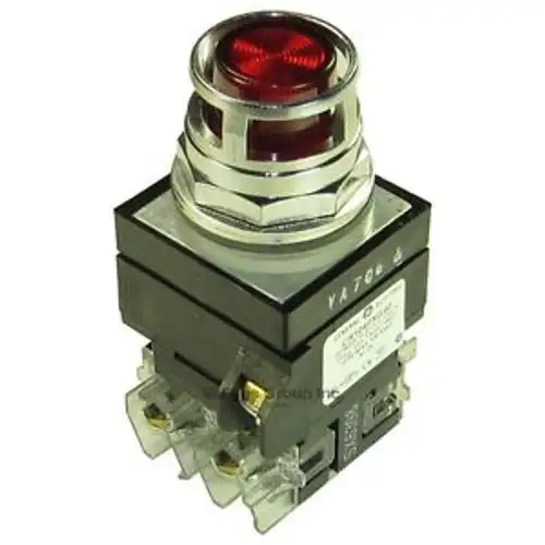 Ge Cr104Pbl11R3L2 Pushbutton Momentary Red