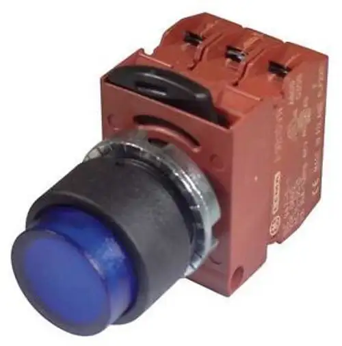 Ge P9Xpllsdn12Nadi Illum Push Button Operator 22Mm Blue G6375293