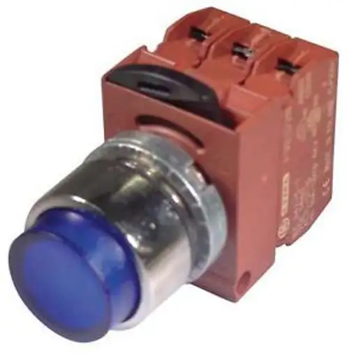 Ge P9Cpllsdn12Nali Illum Push Button Operator 22Mm Blue G6375336