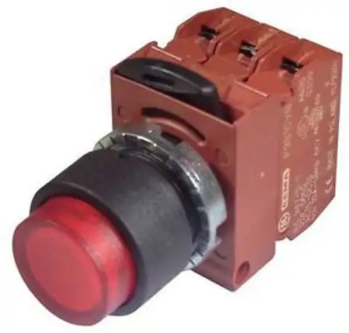 Ge P9Xplrsdn12Nadi Illum Push Button Operator 22Mm Red G6375275
