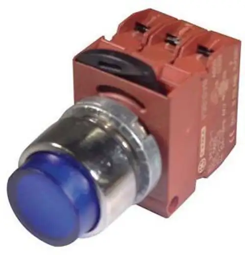 Ge P9Cpllsdn12Nadi Illum Push Button Operator 22Mm Blue G6375257