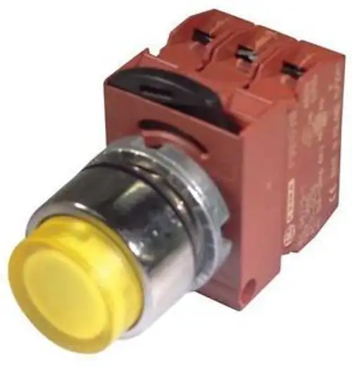 Ge P9Cplgsdn12Nadi Illum Pulsador Operador 22Mm Amarillo G6374365