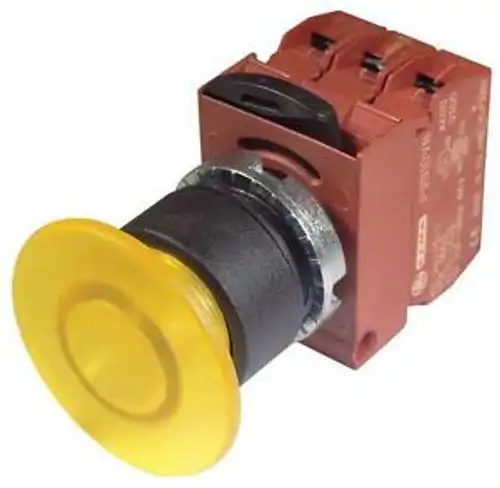 Ge P9Xem4Gln12Nadi Illum Push Button Operator 22Mm Yellow G6375126