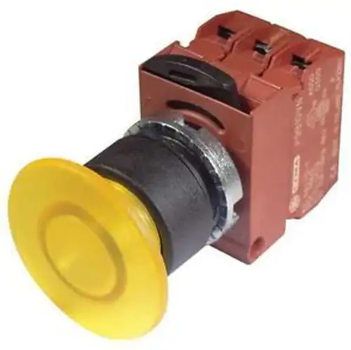 Ge P9Xem4Gln12Nali Illum Push Button Operator 22Mm Yellow G6374347