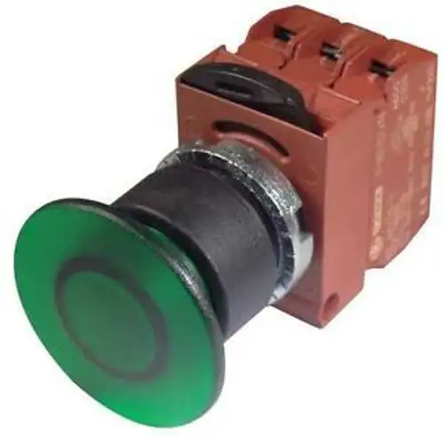 Ge P9Xem4Vln12Nali Illum Push Button Operator 22Mm Green G6375205