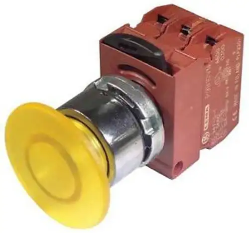 Ge P9Cem4Gln12Nali Illum Push Button Operator 22Mm Yellow G6375162