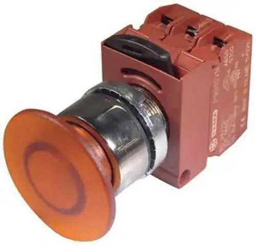 Ge P9Cem4Aln12Nadi Illum Push Button Operator 22Mm Orange G6375101