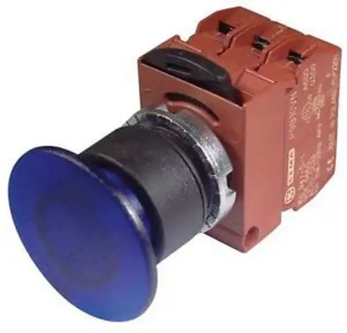 Ge P9Xem4Lin12Nadi Illum Push Button Operator 22Mm Blue G6375135