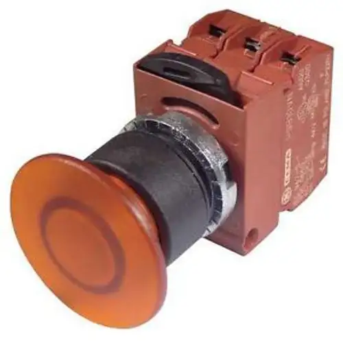 Ge P9Xet4Al112Ali Illum Push Button Operator 22Mm Orange G6375065
