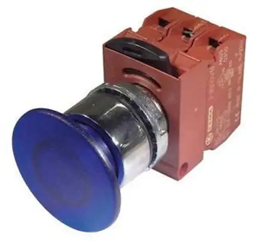 Ge P9Cet4Li112Adi Illum Push Button Operator 22Mm Blue G6374925