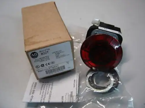 Allen Bradley 800T-Fxjp16Ra1 Jumbo Ill. Push-Pull Button E-Stop Red Series T