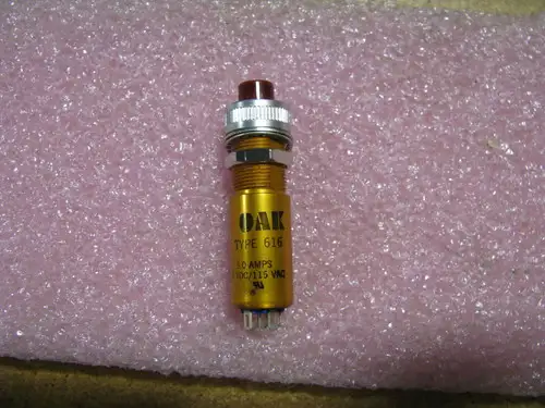 Oak Grigsby Push Switch # 616-6-2 Nsn: 5930-00-038-5962