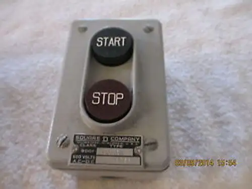 Square D 9001 Bw-40 Start-Stop Pushbutton Station