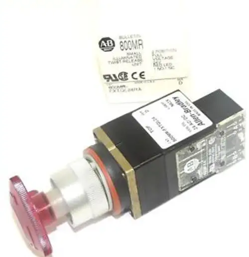 Allen Bradley 800Mr-Fxtql24Ra Twist-Release Unit 2-Position 24V Red Led