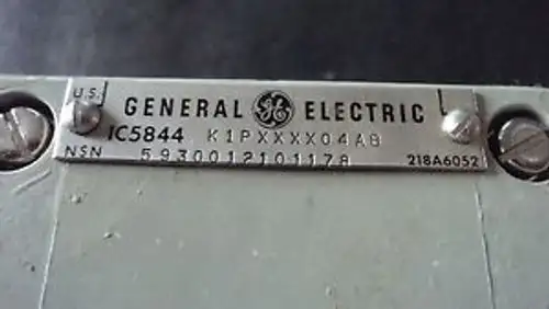 218A6052 Switch Push - Ge 5930-01-2101-178 - Nos - Vx-1