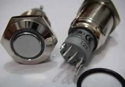 42Pcs Stainless Spdt On/On White Led Switches 12V.W11Ze Ay