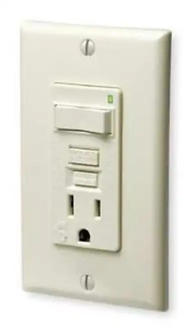 LEVITON 7299-I GFCI Receptacle 15 Amps AC 5-15R Ivory