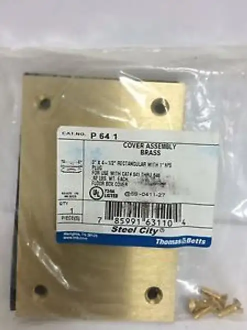 T&B P-64-1 Brass Floor Cover