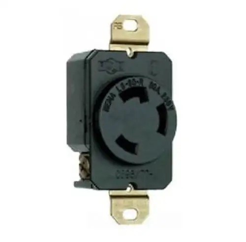 P & S L630-R Turnlok Single Receptacle 3-Wire 30A 250V L6-30R Qty-3