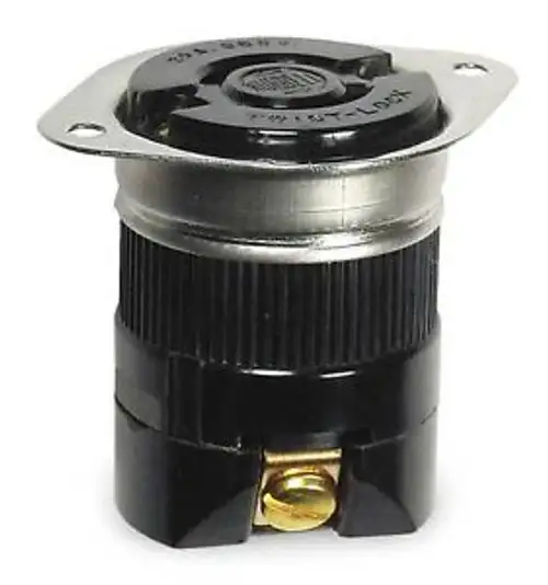 HUBBELL WIRING DEVICE-KELLEMS HBL3226 Flanged Receptacle L2-20